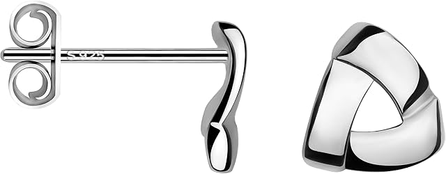 SOFIA MILANI - Women's Earrings 925 Silver - Triangle Stud Earrings - 20532