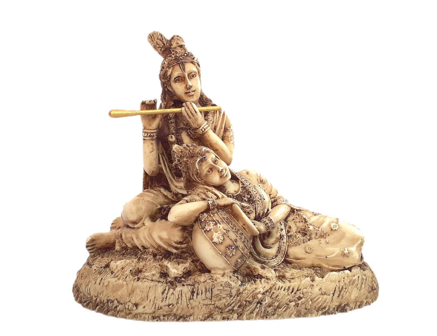 Radha Krishna Resin Idol Statue Showpiece Murti Beautiful Piece to Display