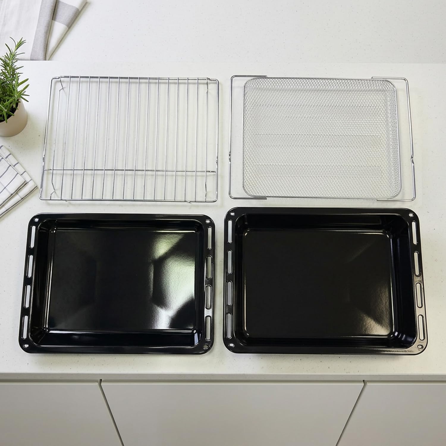 KKT KOLBE AirFryer-Einbaubackofen BO8010FB, 60 cm, 70 L, schwarz | autark, 3 kW, Full-Black-Design, AirFry, Katalyse-Selbstreinigung, Umluft, Heißluft, Teleskopauszüge, Heißluftfritteuse