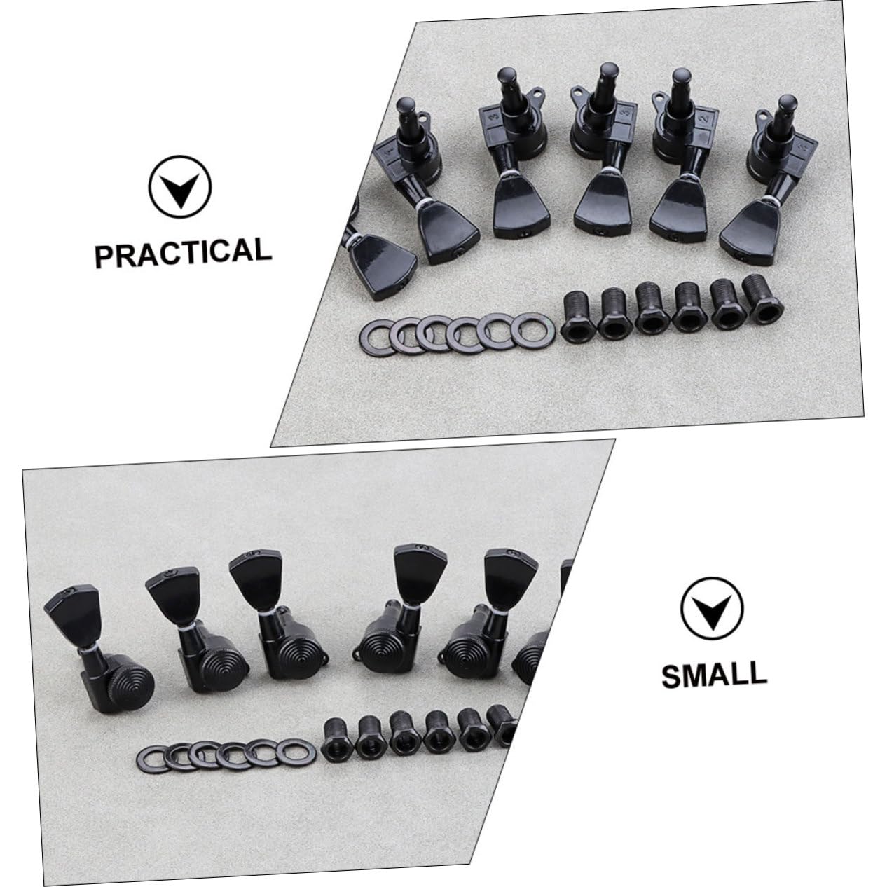 ibasenice Metall-gitarrenwirbel Für Akustikgitarre Gitarren-stimmwirbel Aus Metall Gitarren-stimmwerkzeuge Für Instrumenten-gitarrenwirbel Kleiner Gitarrenwirbel Für Folk-gitarre