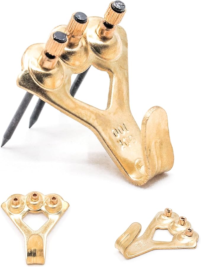 Heavy Duty Picture Hangers 100 lbs 10 Pack Plaster Wall Picture