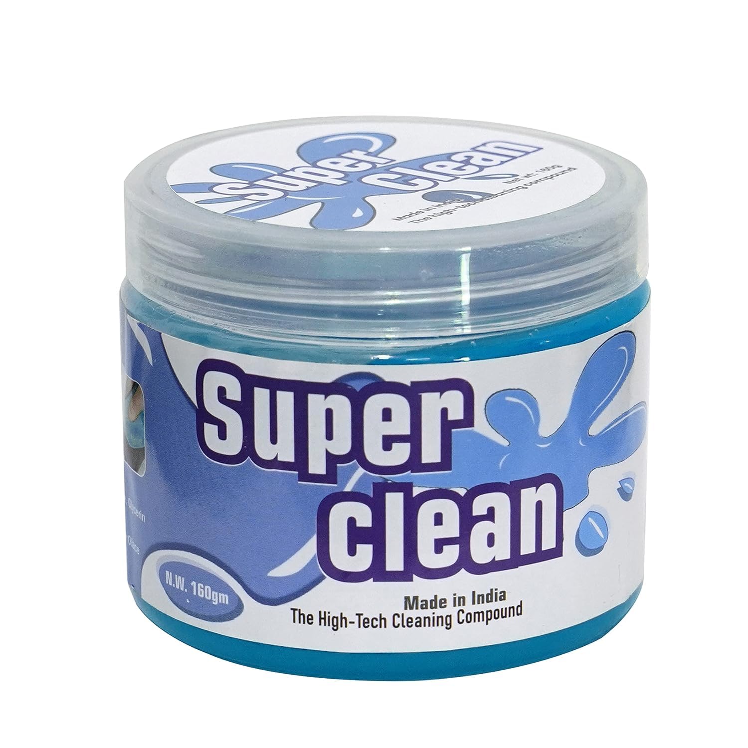 Super Clean Magic Gel Cleaner for Car Interior Dust Keyboard Computer Laptop Home & Office Window Grill Electronics Cleaning –Blue 160gSuper Remover Soft Glue(Pack of 1)-image-6