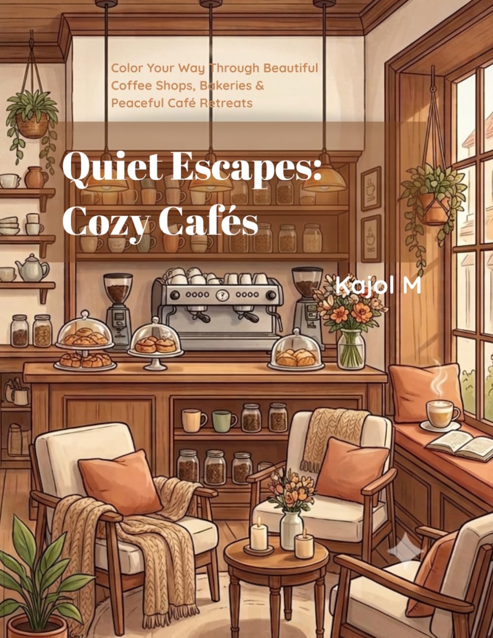 Quite Escapes: Cozy Cafés: Color Your Way Through Beautiful Coffee Shops, Bakeries & Peaceful Café Retreats