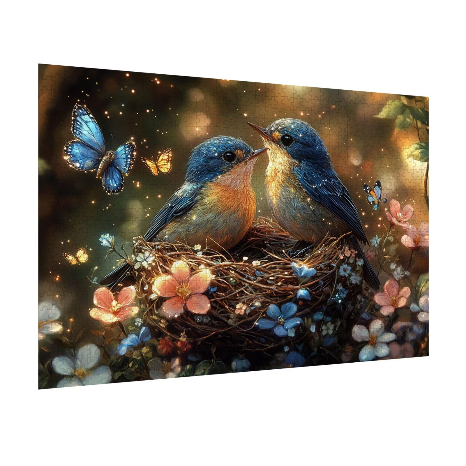 Puzzle 5000 Teile für Erwachsene, 3D Puzzle Vogel Holzpuzzles, n-620 | Puzzlematte Pflanze, Heimunterhaltung, Entspannung Meditationspuzzle, Impossible Klassische Jigsaw Puzzles, Home Decoration