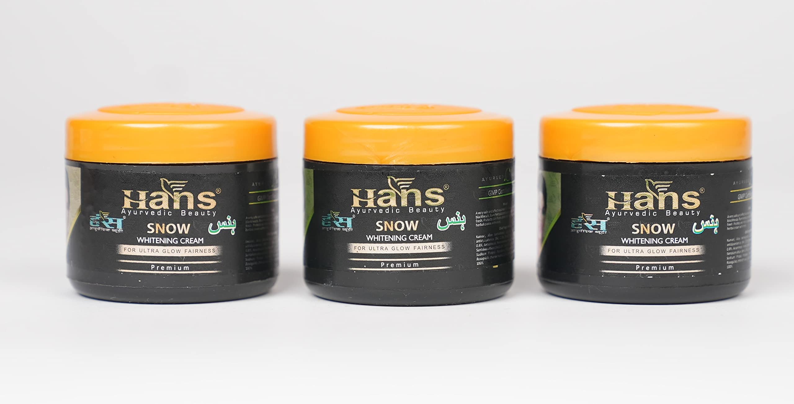 HANS SNOW WHITENING CREAM 50gm (PACK OF 12)