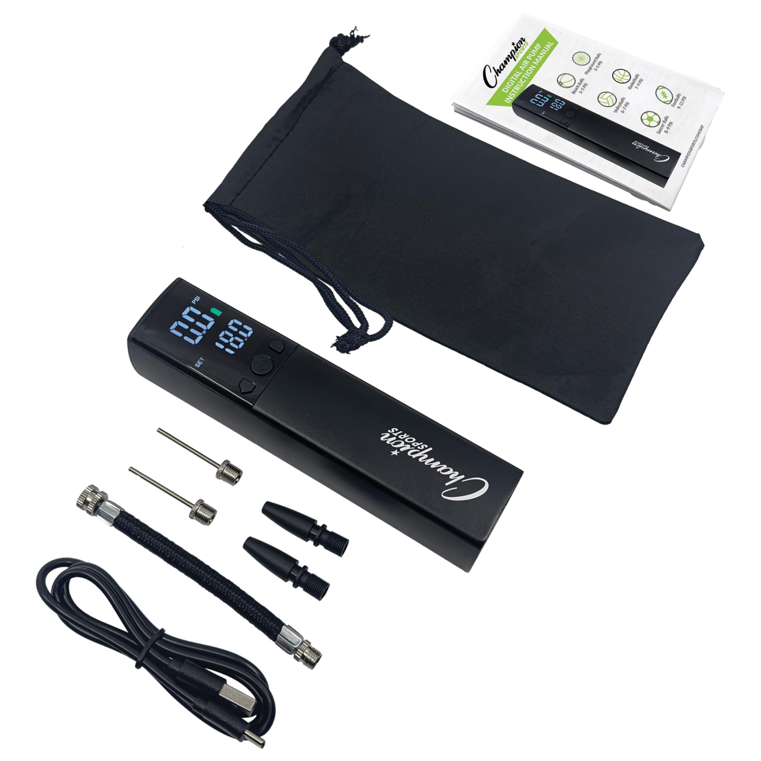 Champion Sports Digital Hand Pump