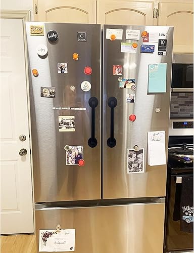 Miniatura 7 de Manija magnética para puerta de refrigerador, mango magnético fuerte para refrigerador, barra de repuesto para nevera, hornos microondas,