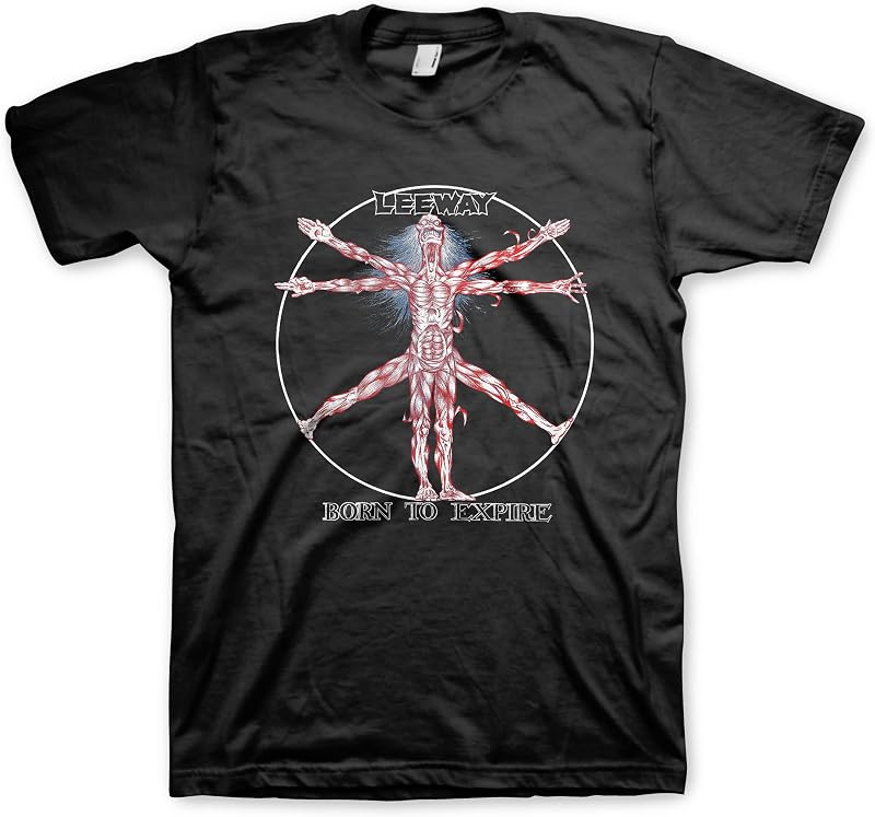 Leeway Born to Expire 1989 Crossover Thrash T Shirt Black