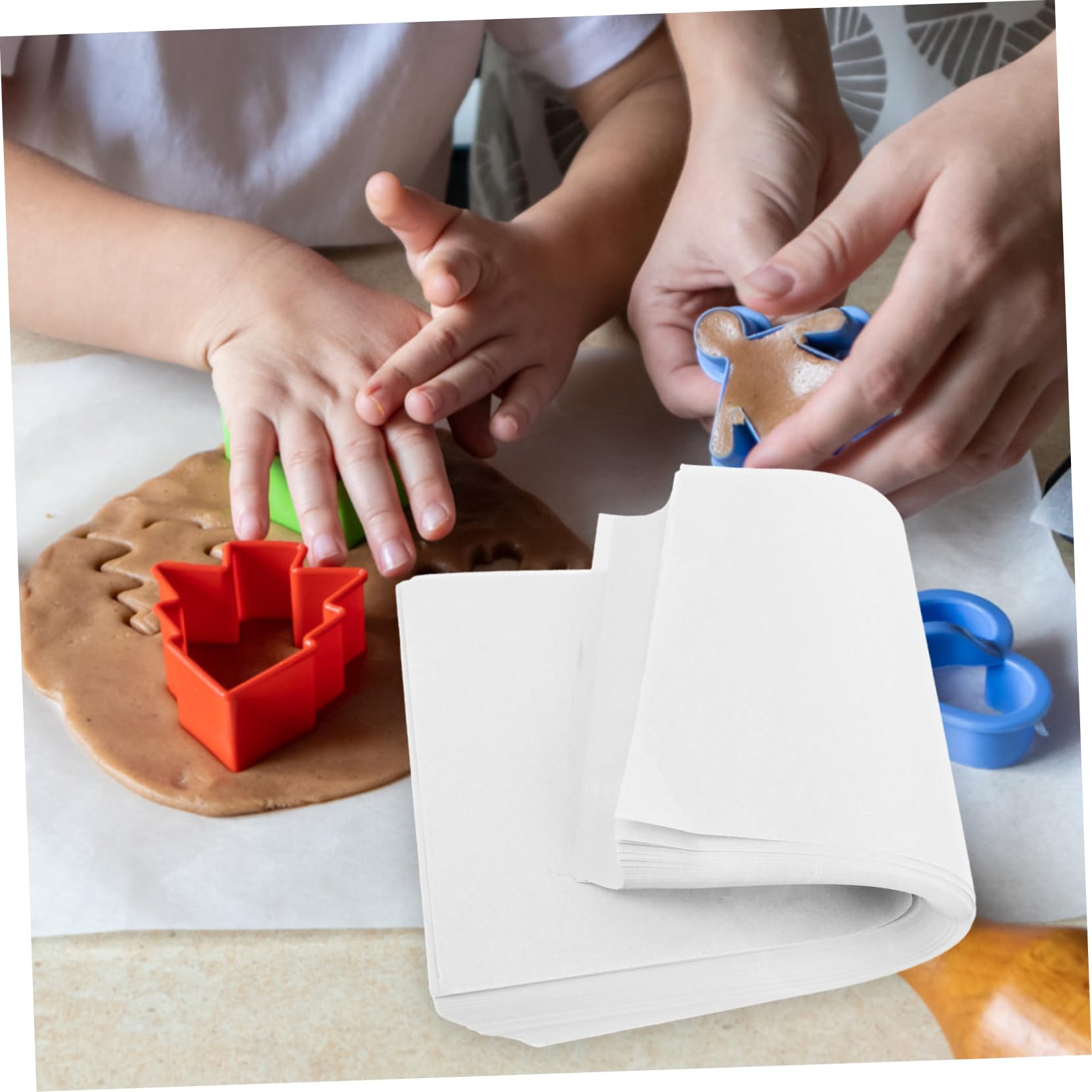 Fogli Di Carta Da Forno Antiaderenti Per Cottura E Confezionamento Adatti Per Forni E Freezer Misura 34x17,8 Cm Confezione Da 300 Fogli Di Carta Pergamena Versatile