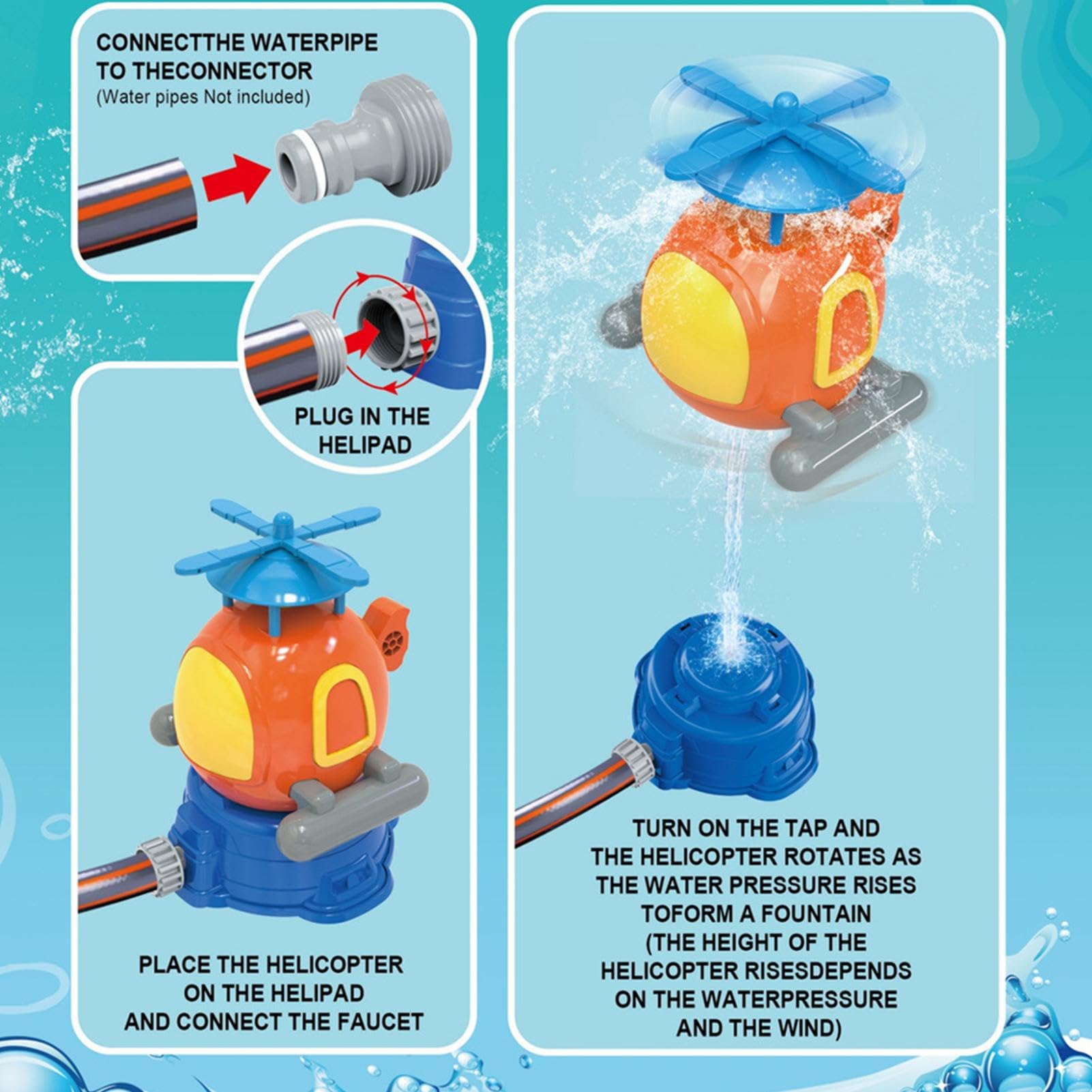 Irrigatore d'acqua per bambini giocattoli all'aperto