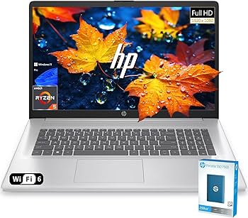 Amazon.com: HP 17 inch Laptop, AMD Ryzen 5 7430U 6-core Processor