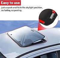 Vista 5 de Cubierta Universal para Techo Solar de Coche Endxedo - Deflector de Viento para Techo Solar, Aislante Térmico con Superficie Impermeable, Visera