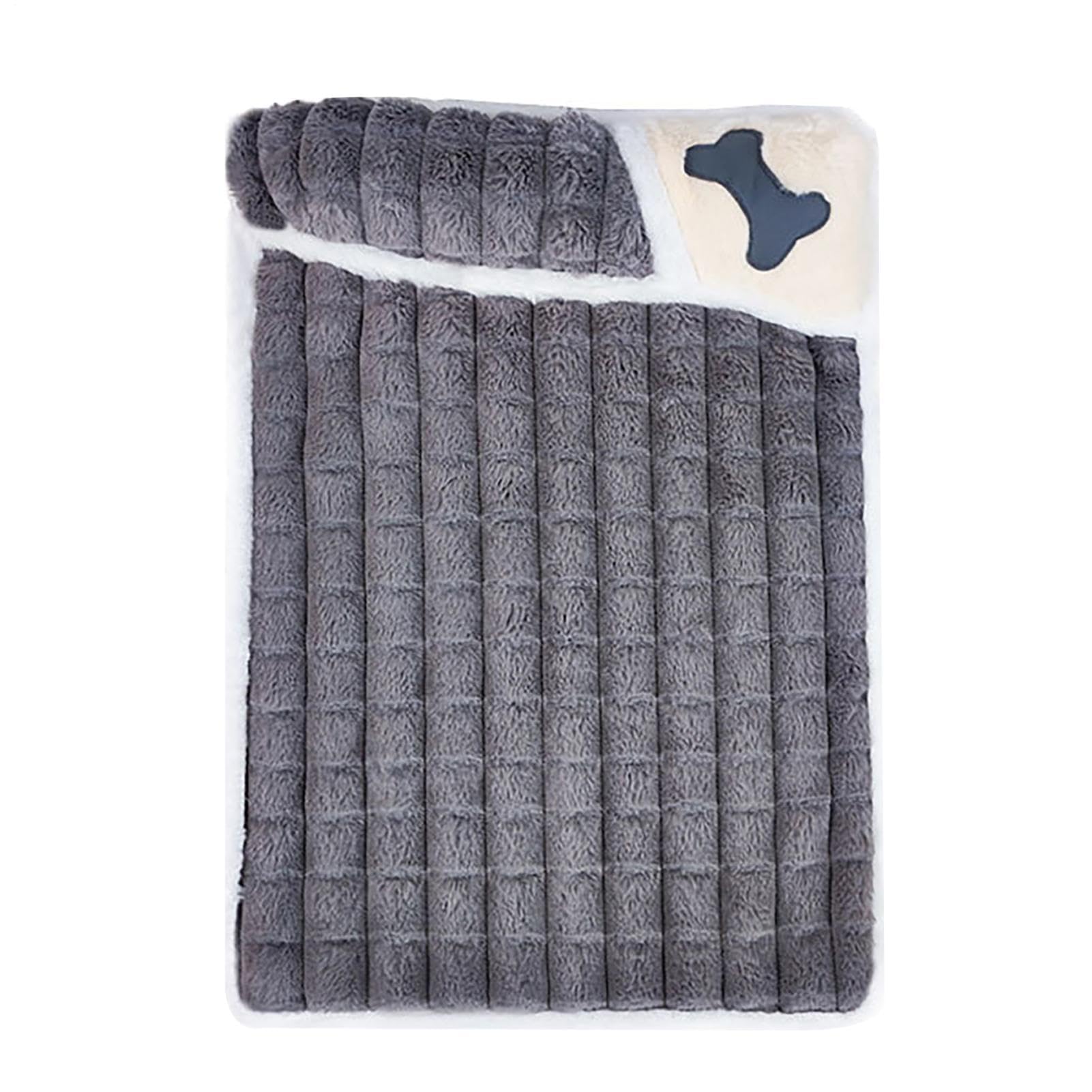 Tapis de cage pour chien – Lavable et antidérapant pour petits chiens, coussin doux pour dormir et confortablement, réduit l'inquiétude et l'anxiété