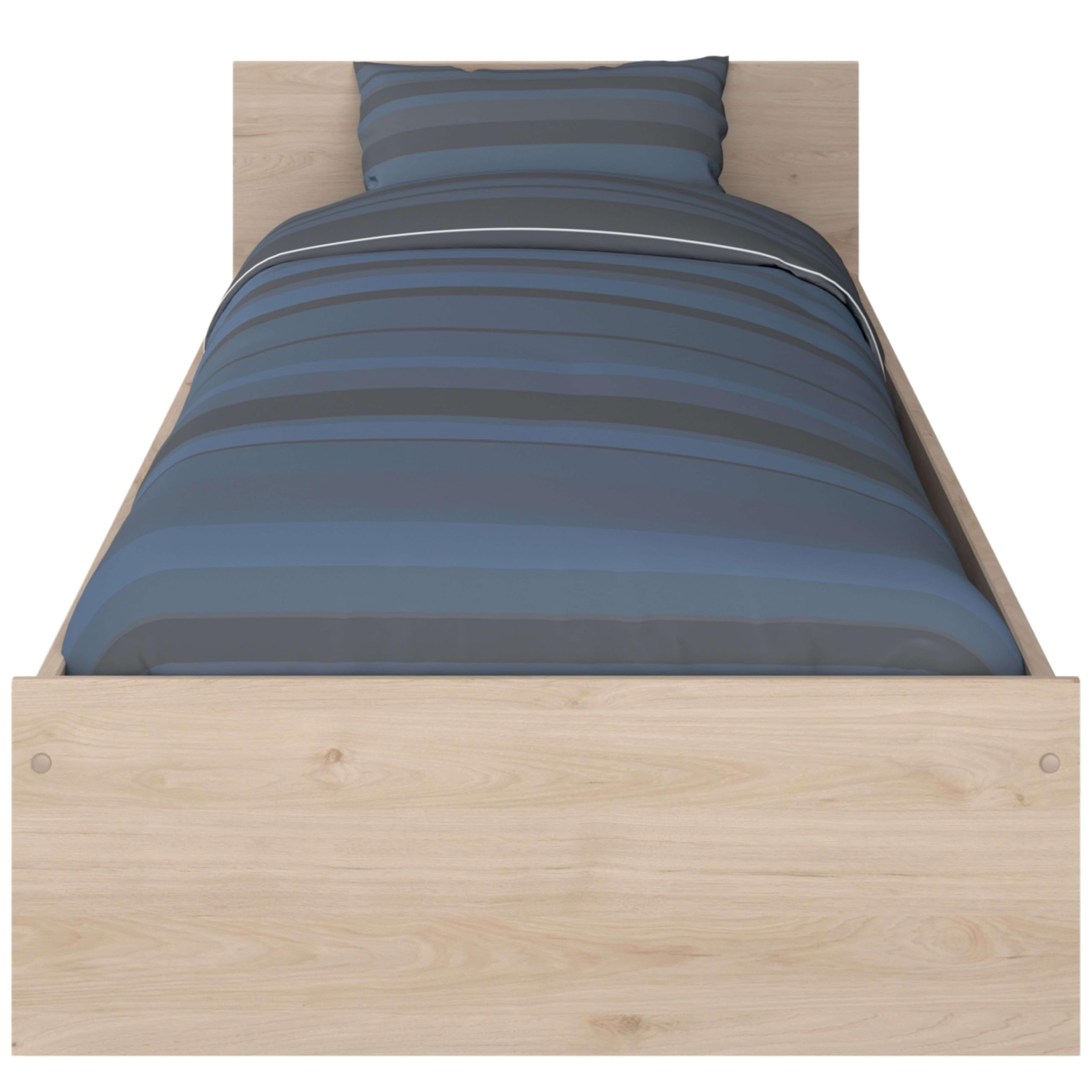 Cama Juvenil Child en color Roble Jackson con 2 cajones 90x190 cm