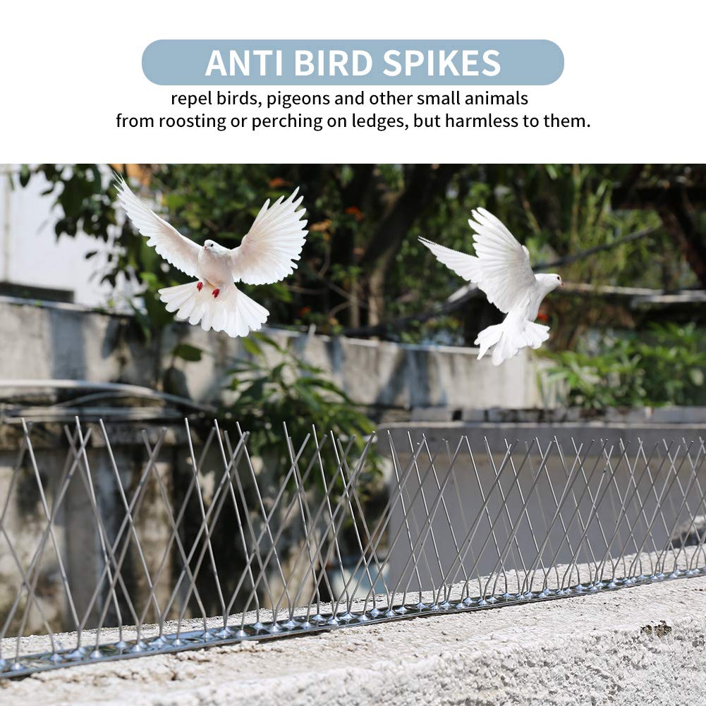 Topsome Bird Spikes for Pigeon Small Birds, 3.6M (12 Feet) Bird