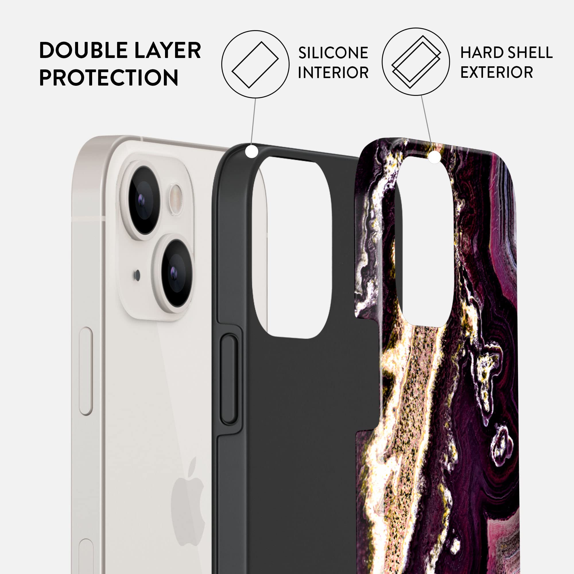 Amazon.co.jp: BURGA (バーガ) ユニセックス 携帯電話ケース iPhone 14