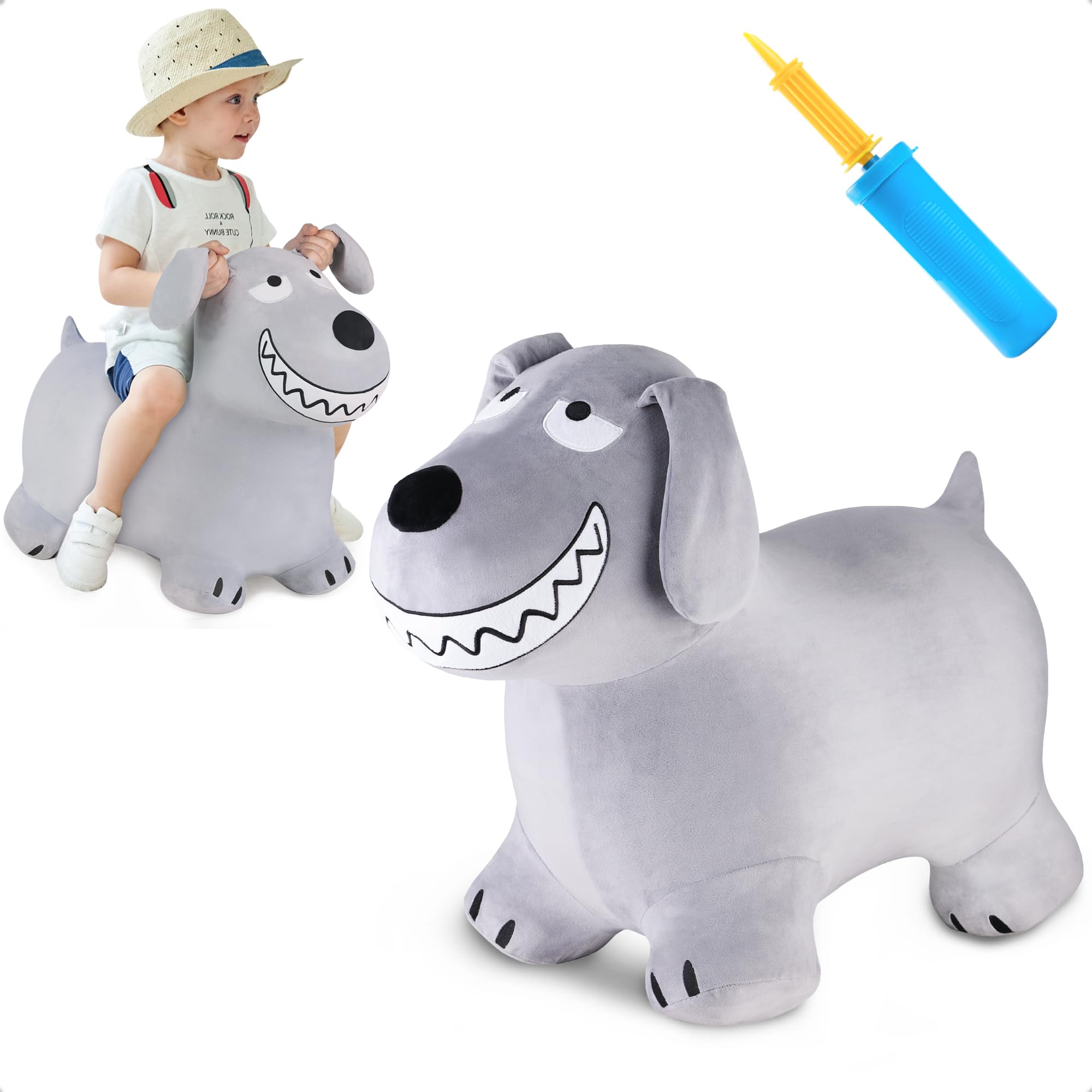 Amazon | iPlay, iLearn Bouncy Pals 子供用犬用ホッパー