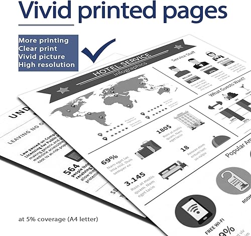 Miniatura 4 de Cartucho de tóner 53B1H00 MS817 repuesto compatible con DRA para impresora Lexmark MS817dn MS817 MS817n MS818dn paquete de 2 negro