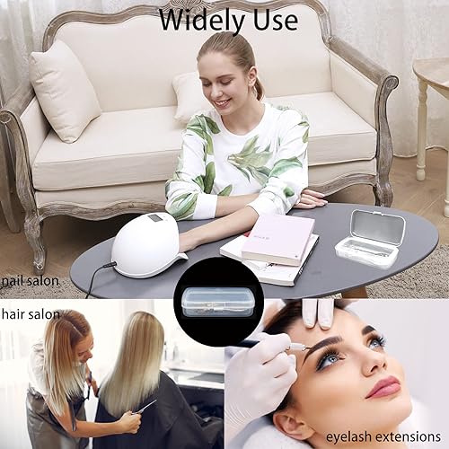 Miniatura 6 de Caja esterilizadora de herramientas de uñas, bandeja de esterilización de plástico para pinzas, herramientas de uñas, peluquería, extensiones de