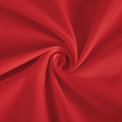 Miniatura 9 de REWOMC Paquete de 12 manteles de poliéster de 60 x 126 pulgadas para mesas rectangulares de 8 pies, resistentes a las manchas y a las arrugas,