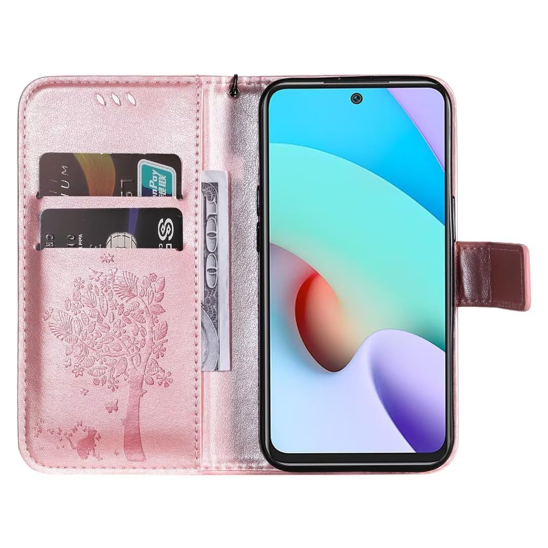 PEIYE Rilievo Cover Per Oppo A18 4G / Oppo A38 4G, Custodia Libro