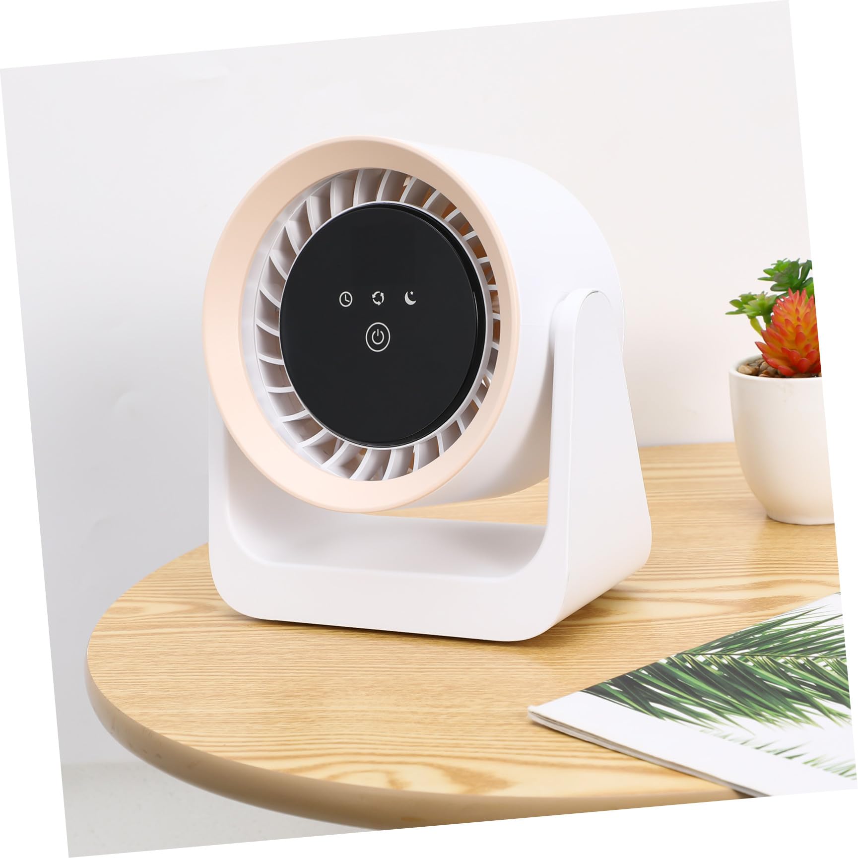 YARNOW Ventilador Paquete Ajustables Velocidades para Ranura de Hielo Velocidad y Compacto de Alta para Celebración Verano en Escritorio Oficina y Sesiones de Estudio