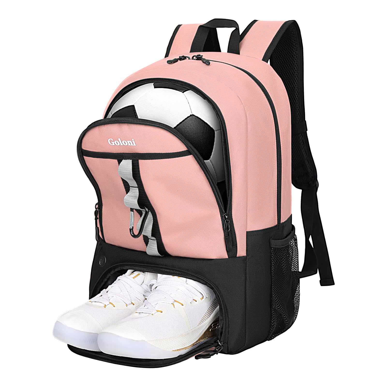 Goloni Youth Soccer Bag,Basketball Bag with Ball Compartment & Shoe Compartment,Backpack for Football Volleyball Basketball