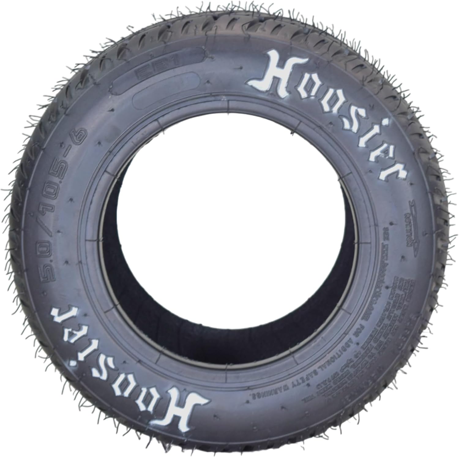 Hoosier 5.0/10.5-6 Treaded Tire (12505EB1) for Electric One Wheel Hoverboards, Skateboards, & Unicycles; Fits Onewheel Pint & Pint X Models (10.5x5.0-6)