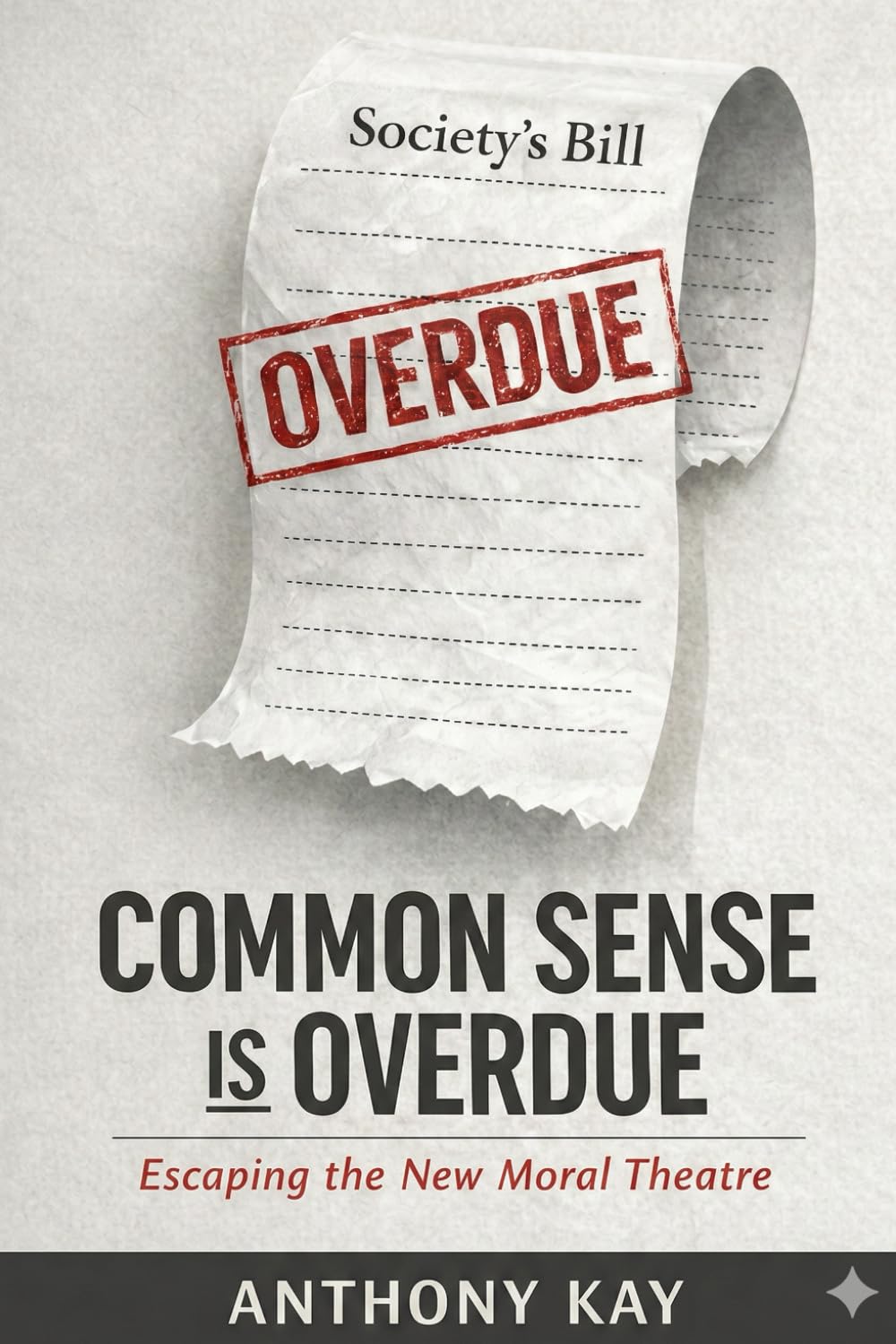 COMMON SENSE is OVERDUE: ESCAPING THE NEW MORAL THEATRE