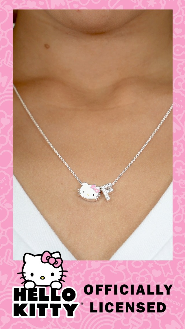 Amazon.com: SALLY ROSE Hello Kitty Necklace for Women with Cubic