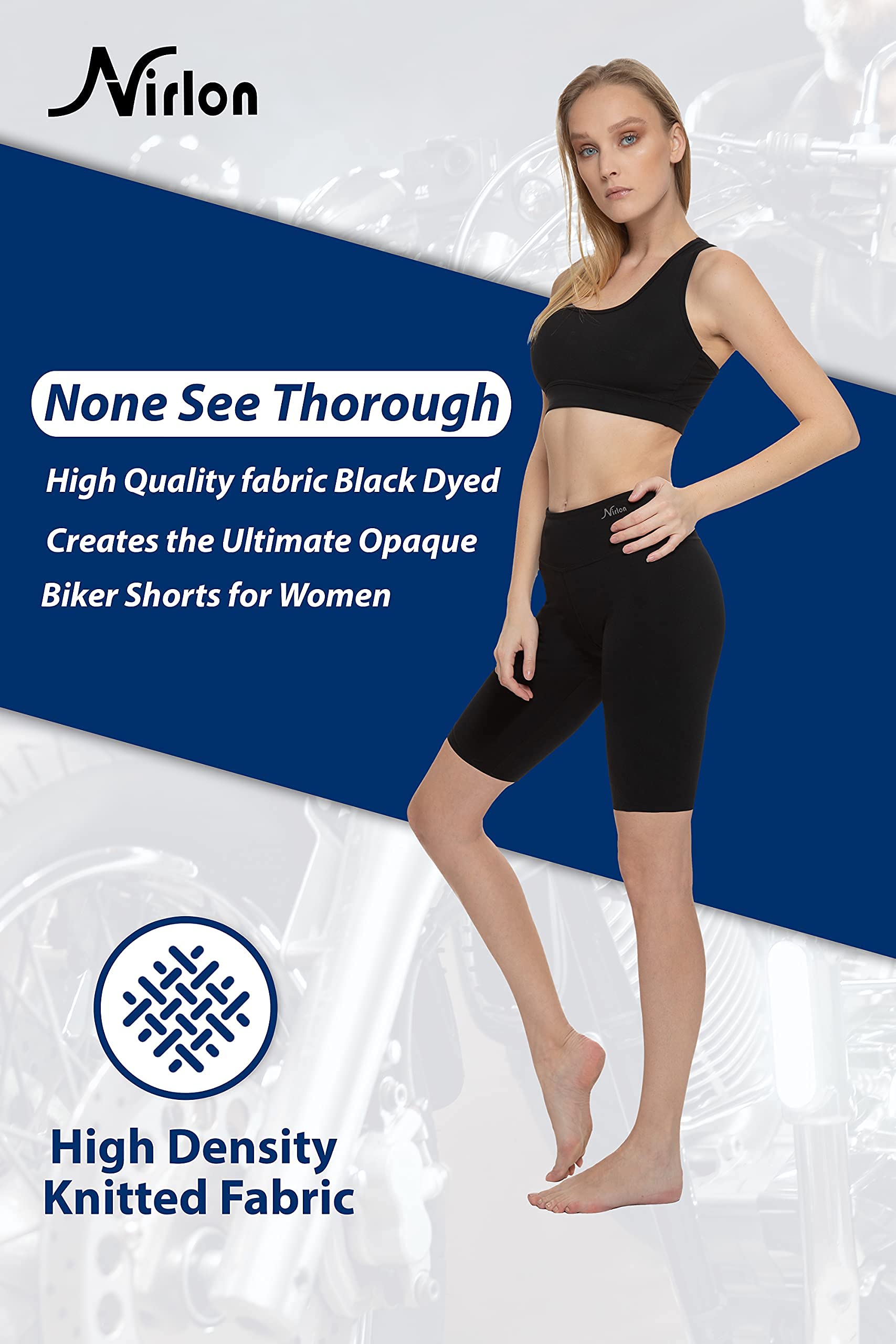 nirlon yoga shorts