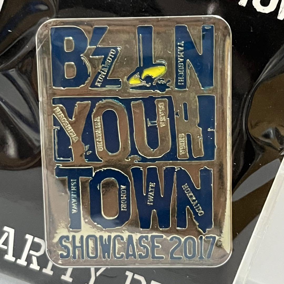 B'z IN YOUR TOWN SHOWCASE 2017 ピンバッジ B'z IN YOUR TOWN SHOWCASE 2017 ピンバッジ B'z SHOWCASE 2017