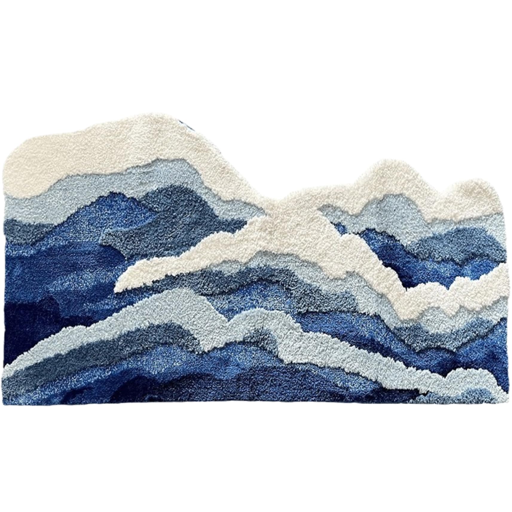 Tapis à microfibre océan ultra absorbant et séchage rapide pour salle de bain