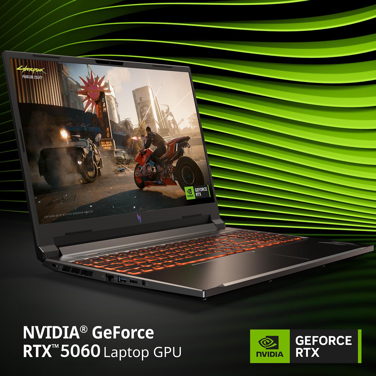 Acer Nitro V 16 AI Copilot+ PC Gaming Laptop | AMD Ryzen AI 5 340 Prozessor | NVIDIA GeForce RTX 5060 Laptop GPU | 16 Zoll WUXGA IPS 180Hz Display | 16GB DDR5 | 512GB Gen 4 SSD | Wi-Fi 6E | ANV16-61