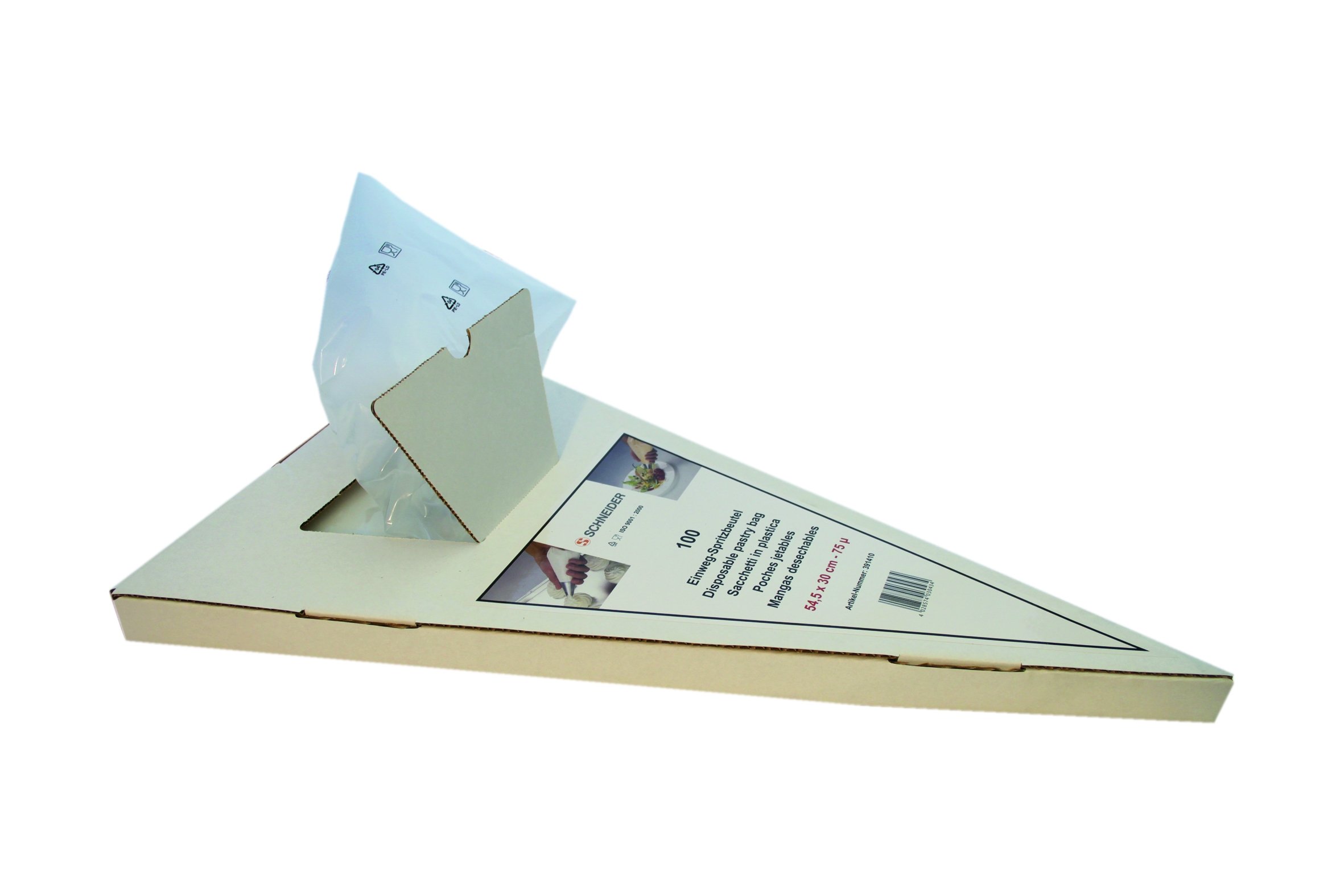 Schneider Disposable Pastry Piping Bags, 545 x 300 mm, 100-Pack