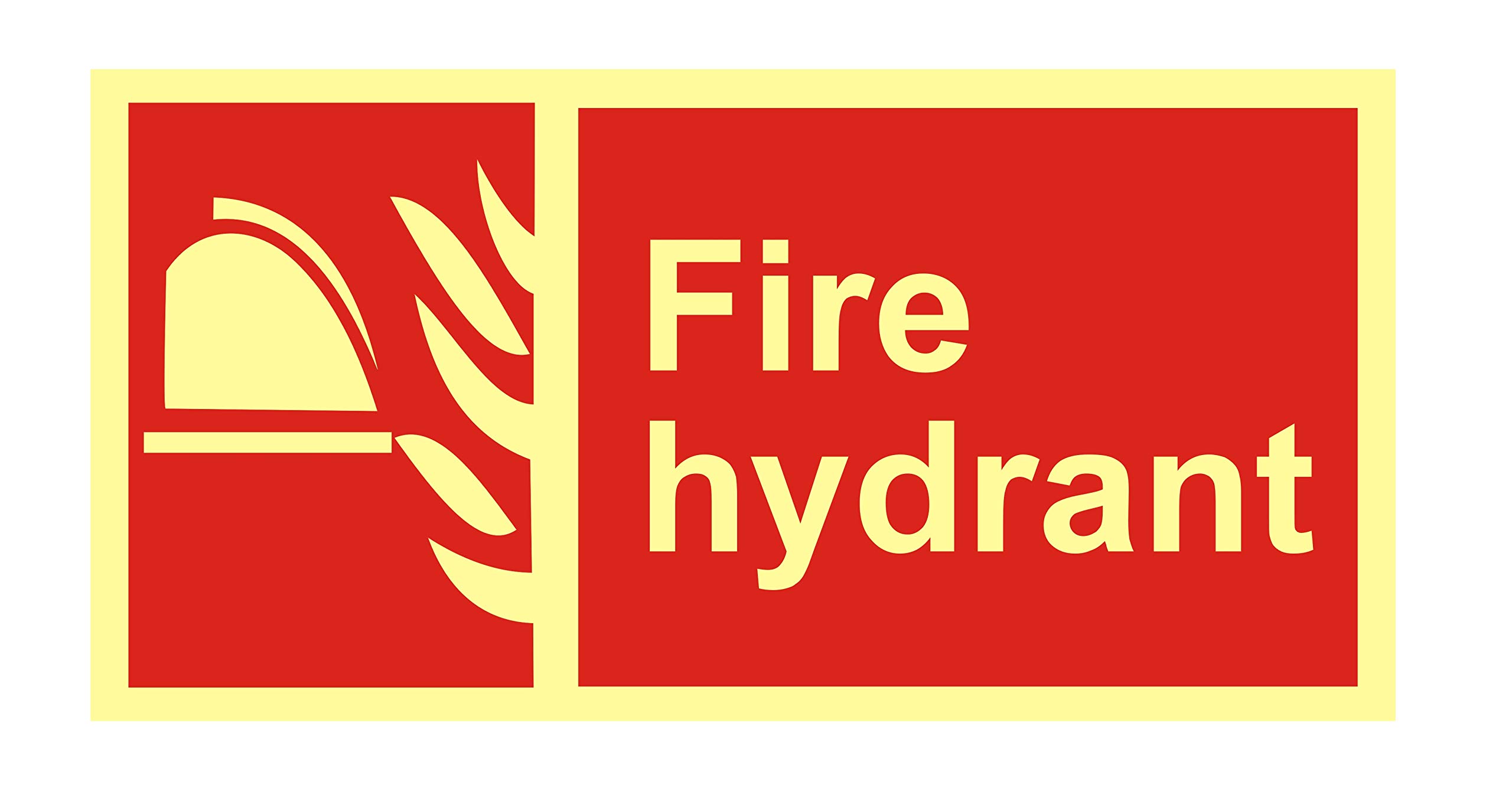 FIRE Hydrant-Sign Board,Glow in Dark(Radium),3Mm Thickness,Acralic