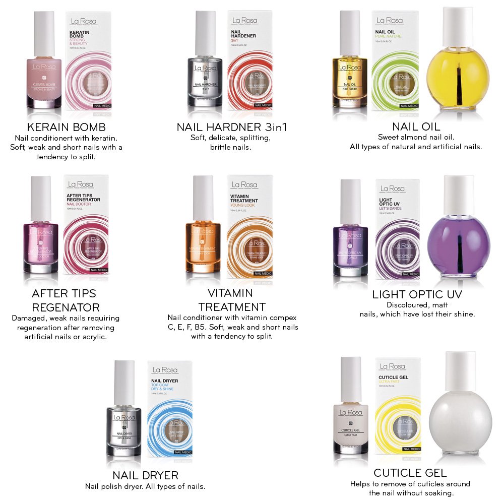 La Rosa Nail Medic Sbiancantelucidante UV - 75 ml