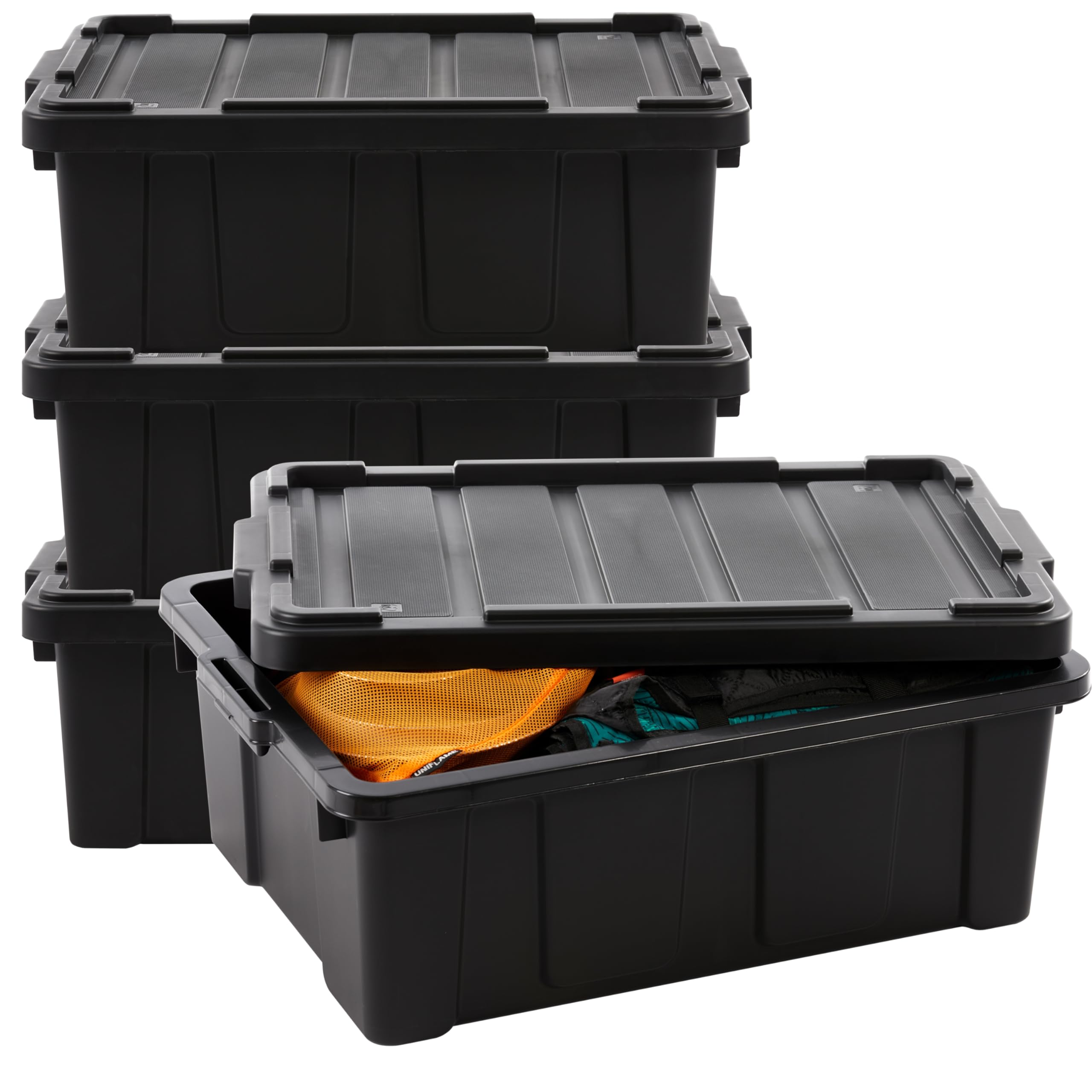 Lot de 14 ini boîtes de rangeent en plastique transparent avec