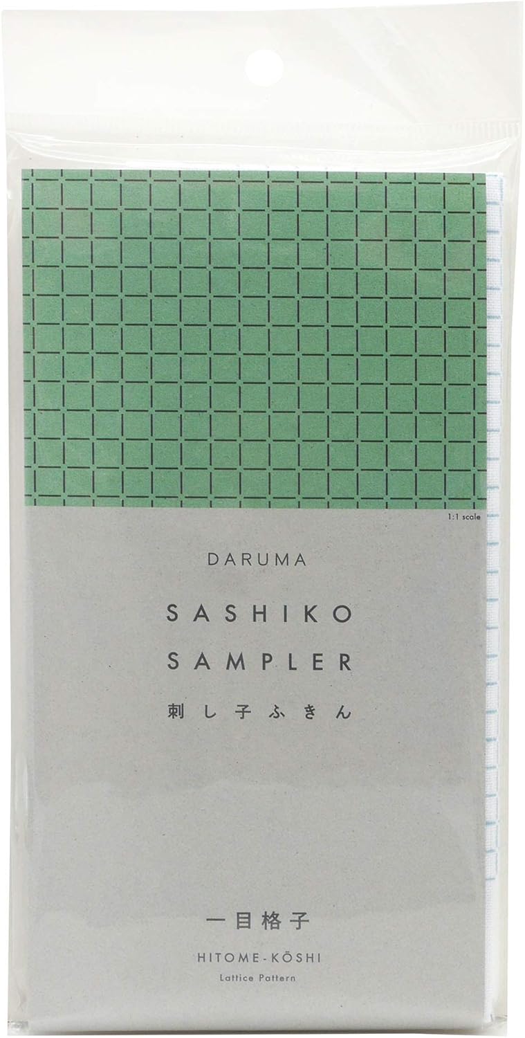 Yokota Daruma Sashiko Cloth Sashiko Fabric PrePrinted