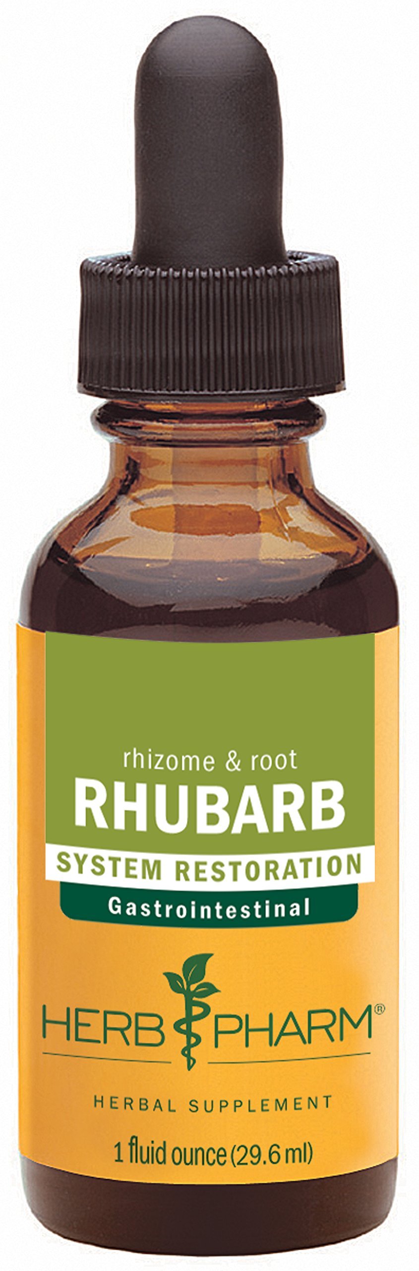 Herb Pharm Extrato líquido de ruibarbo orgânico, Rheum palmatum, 30 mL
