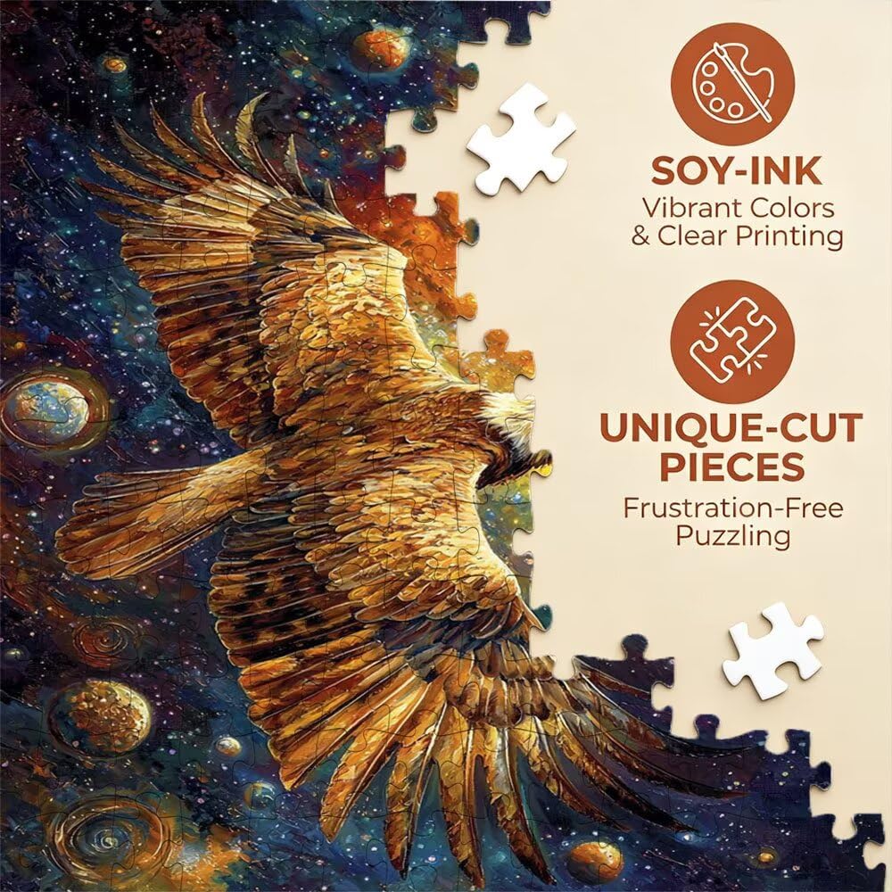 Puzzle 6000 Pezzi, L' Aquila Stellare 3D Puzzle per Adulti Impegnativo, Educa Puzzles Artistico, Divertente E Stimolante Puzzles Decorativo per La Famiglia, Regalo e Decorazione Pareti DX0YL6-945