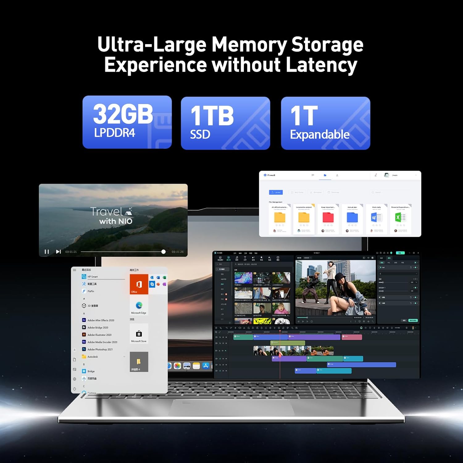 2025 Latest 15.6''Laptop Computer Windows 11, for Intel i7-6500U laptops 32GB RAM 1TB SSD, FHD IPS Display & Backlit Keyboard, Webcam, Fingerprint Unlock, 5G Wi-Fi, BT5.2, HDMI, USB3.0