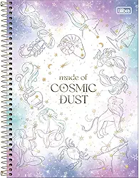 Tilibra - Caderno Espiral Capa Dura Universitário 1 Matéria Magic 80 Folhas - Made of cosmic dust