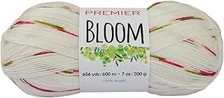 Premier Yarns Bloom DK Weight Yarn, Self-Patterning Yarn for Crocheting and Knitting, Baby's Breath, 7 oz, 656 Yards
