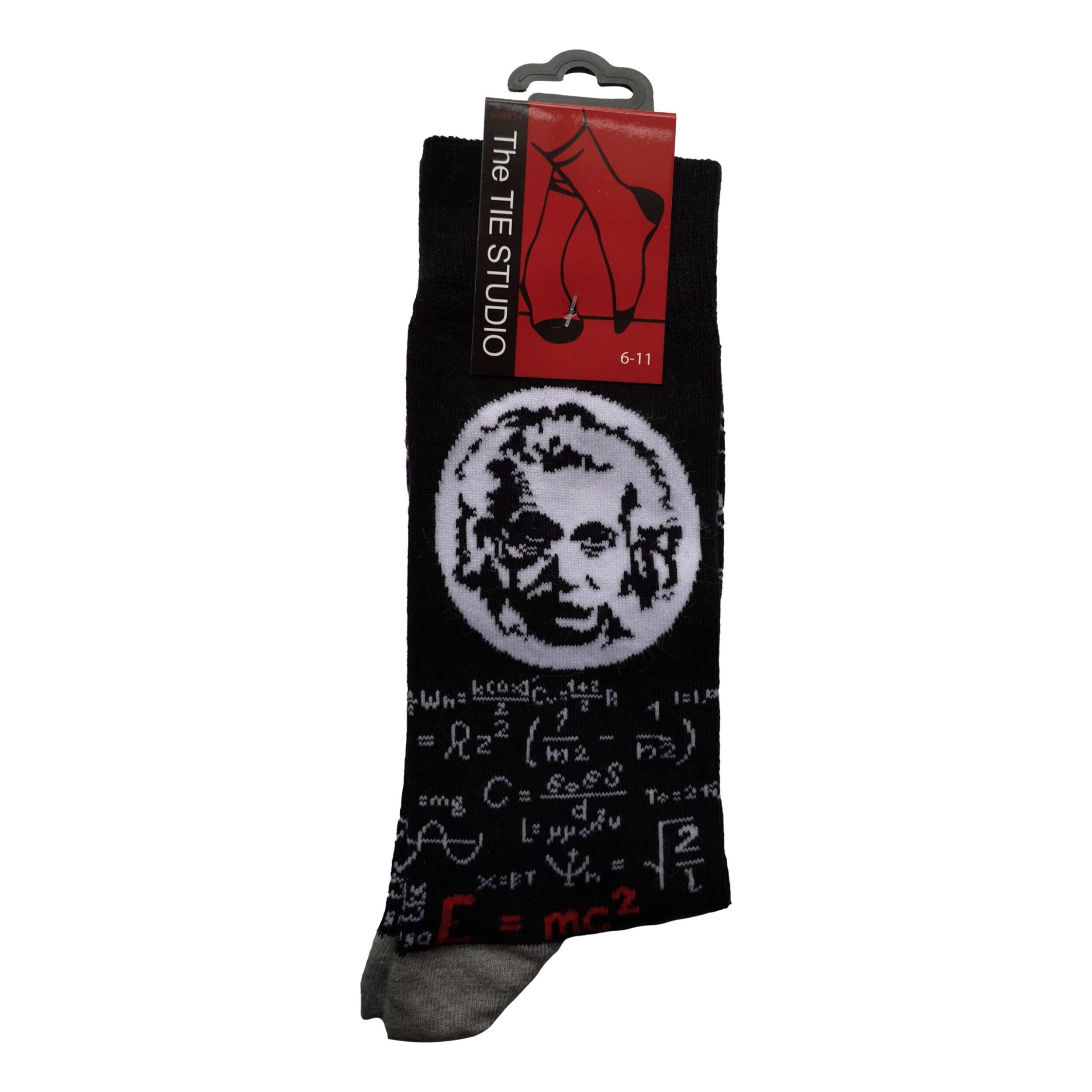 Albert Einstein Unisex Novelty Ankle Socks Adult Size 6-11