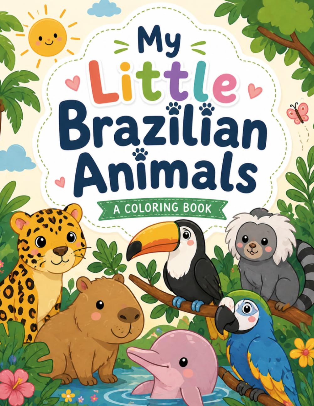 My Little Brazilian Animals: A Coloring Book (My Little Coloring Books)