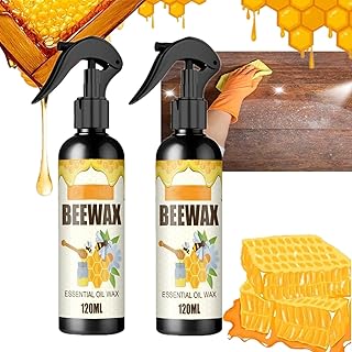 Natural Micro-Molecularized Beeswax Spray, Beeswax Furniture Polish Wood Wax Spray, BeesWax Furniture Polish And Cleaner, Antique Furniture Cleaner, Wood Seasoning Beewax Spray for Wood Cleaner. (2pc)