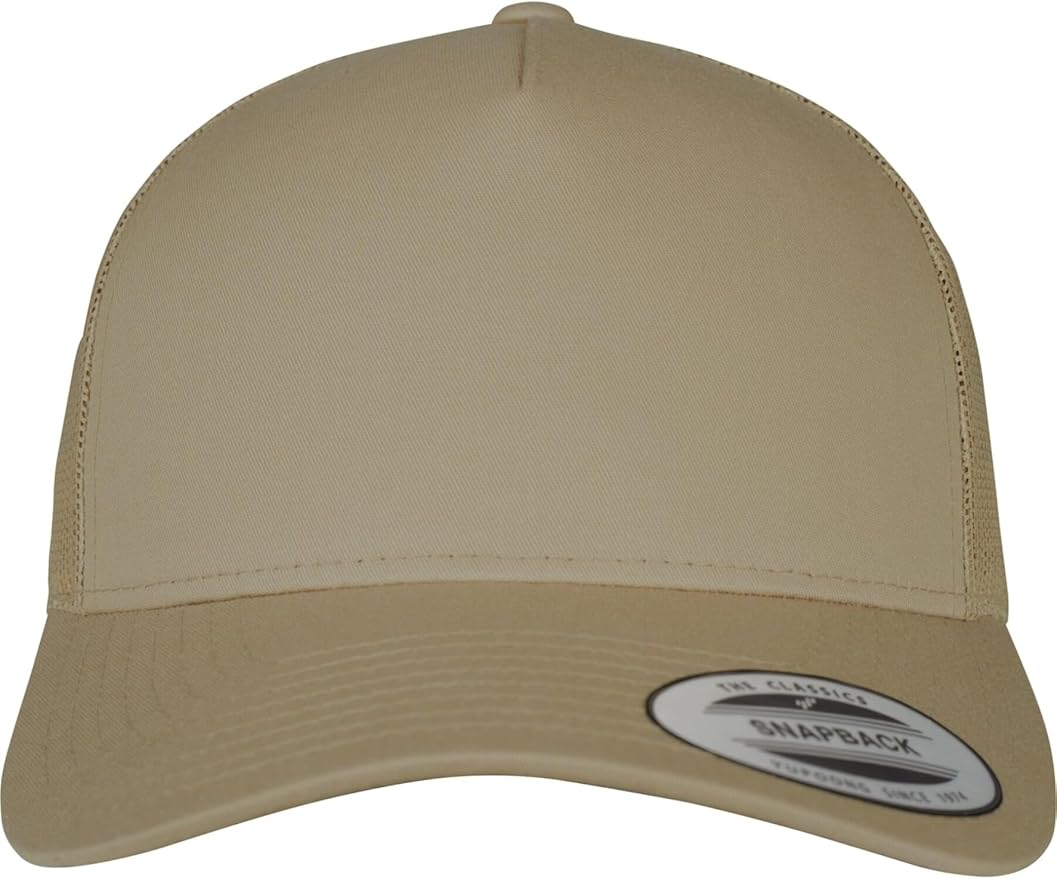 Casquette Trucker Vintage FLEXFIT - Maille Respirante, Visière Courbée, Taille Unique Réglable