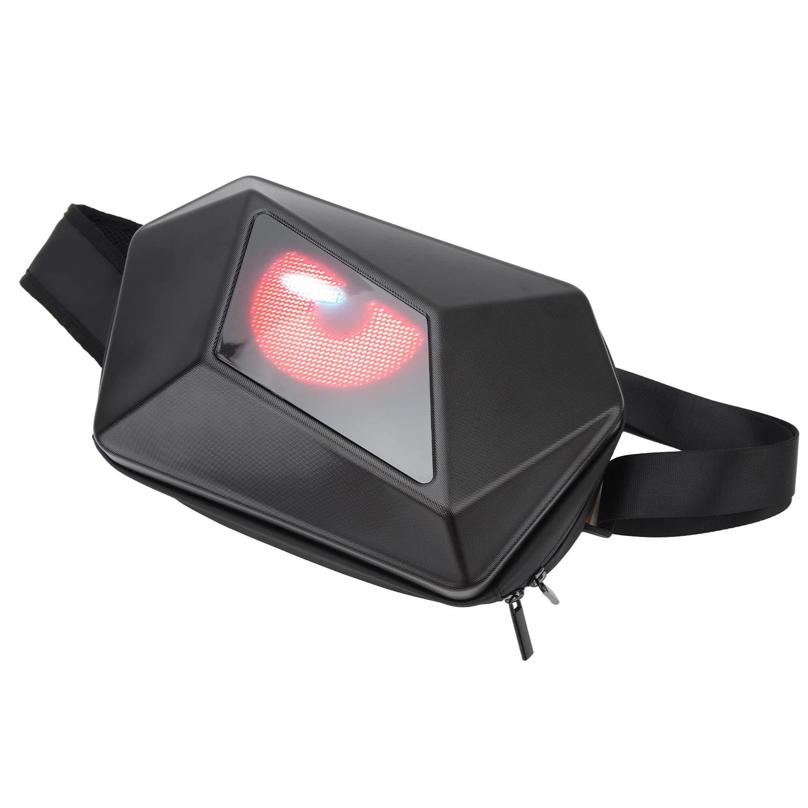 Akozon Zaino con Display a LED con Controllo APP Tracolla Regolabile Impermeabile Zaino LED USB Smart Zaino da Viaggio LED Borsa da Viaggio Universale 5V