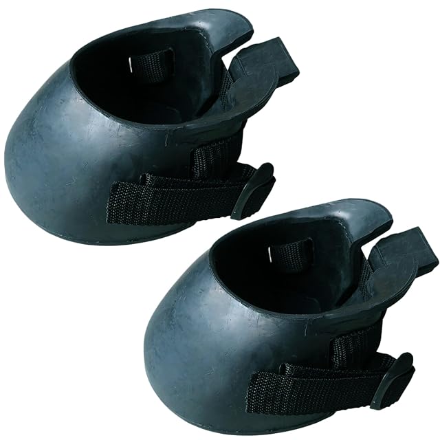 Foto 4 de 6 de ERSINIAN par de Protectores de Cascos de Goma para Caballos, Resistentes y Gruesos